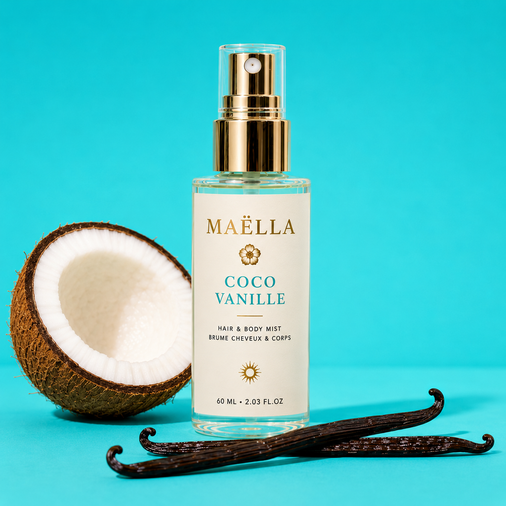 Brume Corps & Cheveux Coco Vanille – 60 ml | Maëlla Fragrance☀️