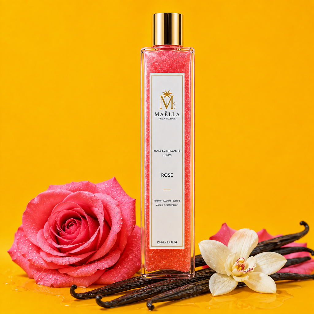 Huile Scintillante Corps – Rosé✨