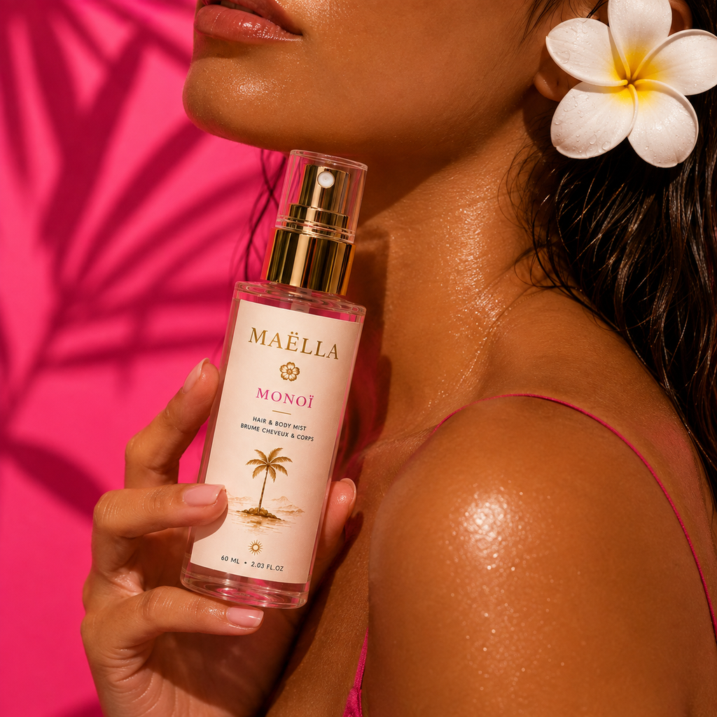 Brume Corps & Cheveux Monoï – 60ml | Maëlla Fragrance☀️