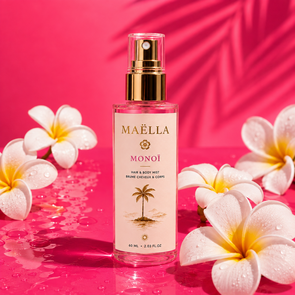 Brume Corps & Cheveux Monoï – 60ml | Maëlla Fragrance☀️